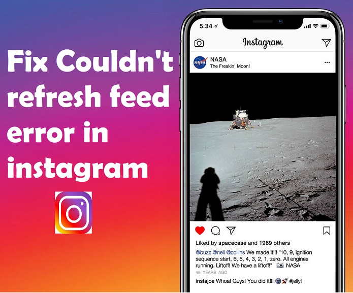 How to fix Instagram couldn’t refresh feed - Solution 1