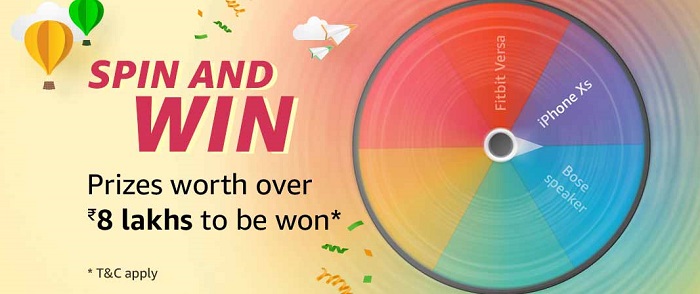 amazon spin and win